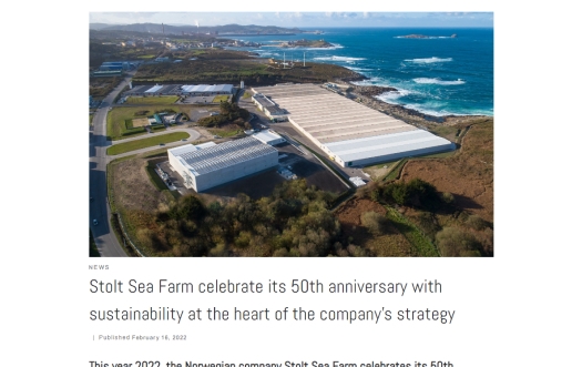 Stolt Sea Farm Celebra Su Aniversario Con La Sostenibilidad En El